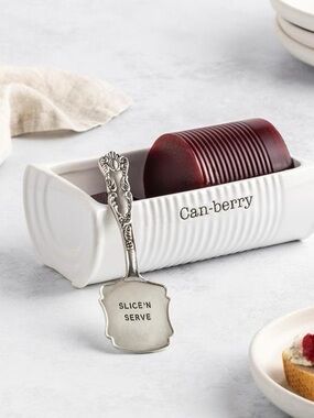 NWT Mud Pie Home Can-berry Thanksgiving Cranberry Sauce Circa Collection Bowl